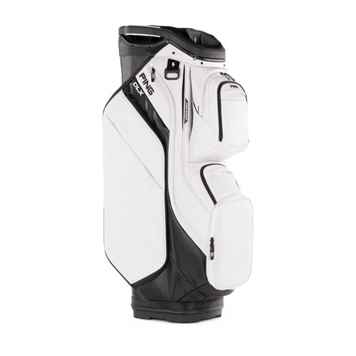 Side image of DLX Cart Bag, White